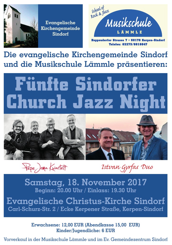 Fünfte Sindorfer Church Jazz Night